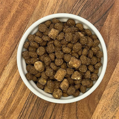 Muenster Perfect Balance Raw Pork Kibble Mix with Freeze Dried Beef for Dogs - High Protein, No Corn, Wheat, or Soy - Probiotic Dog Food Raw Treats for Healthy Gut - All Life Stages, 3.5 lb Bag