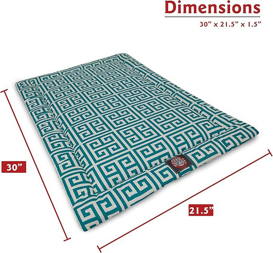 30" Towers Pacific Blue Crate Dog Bed Mat By Majestic Pet Products