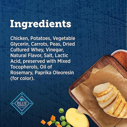 Blue Buffalo True Chews Dog Treats Made in the USA with Natural Ingredients Chicken Pot Pie