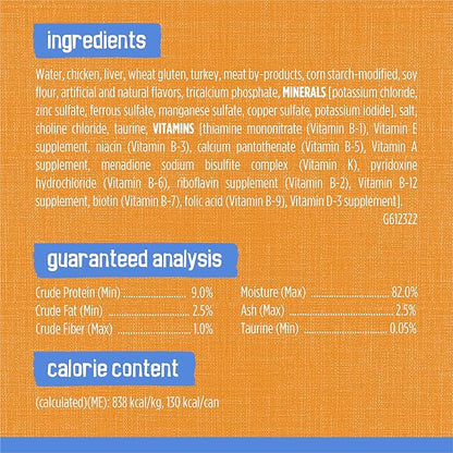Friskies Purina Shreds with Chicken in Wet Cat Food Gravy - (Pack of 48) 5.5 oz. Cans