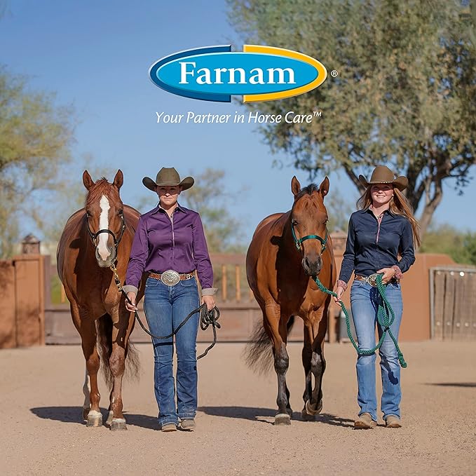 Farnam Horseshoer's Secret Deep-Penetrating Hoof Oil for Horses,Conditions Dry Hooves and Prevents Cracks,Splits and Contracted Heels,Contains Avocado Oil,32 Oz.,(Pack of 2)