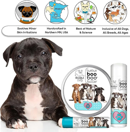 The Blissful Dog Staffordshire Pitbull Terrier Boo Boo Butter, 8-Ounce