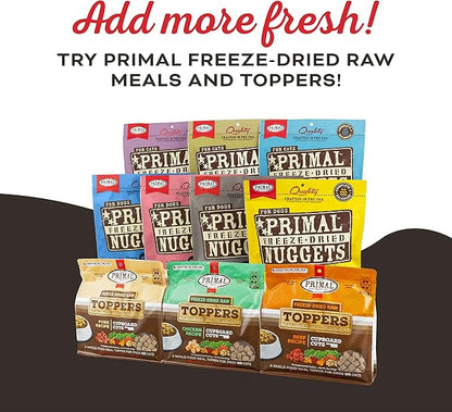 Primal Freeze Dried Dog Treats, You're My Butter Half; Chicken & Peanut Butter with Goat Milk, Grain Free Training Treats for Dogs, 2 oz (Pack of 2)