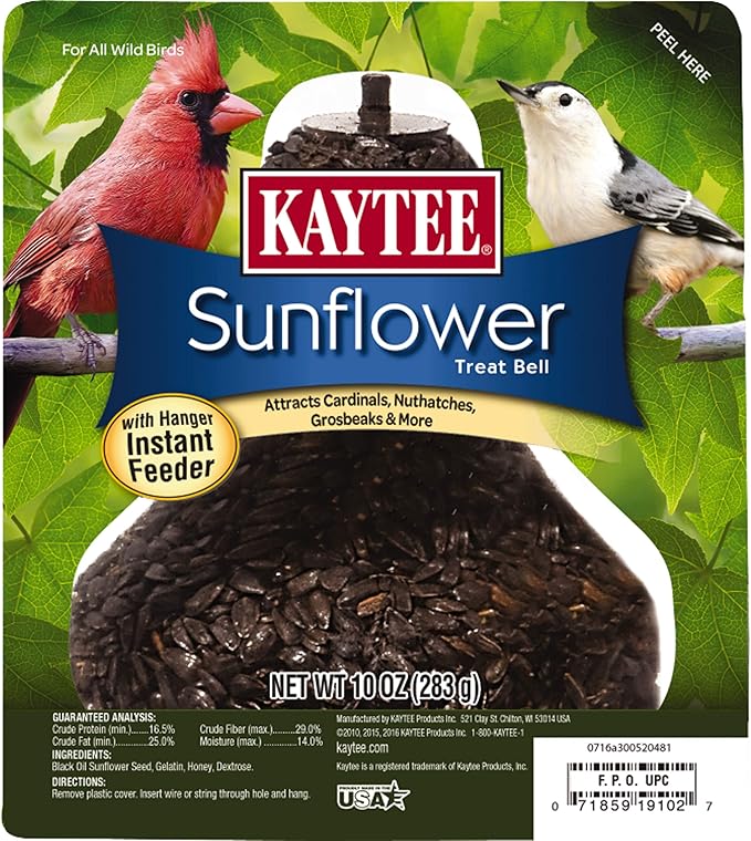 Kaytee Wild Bird Sunflower Treat Bell