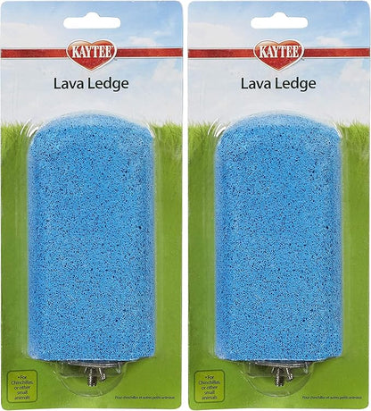 Kaytee Lava Ledge for Attaching to Small Pet Animal Wire Habitats (Pack of 2)