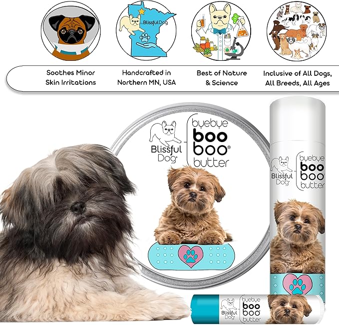 The Blissful Dog Lhasa Apso Boo Boo Butter, 4-Ounce