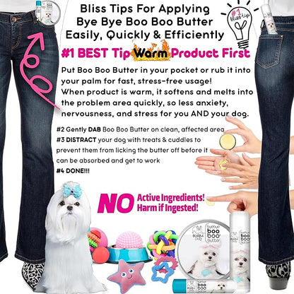 The Blissful Dog .15 oz Tube Maltese Booboo Butter