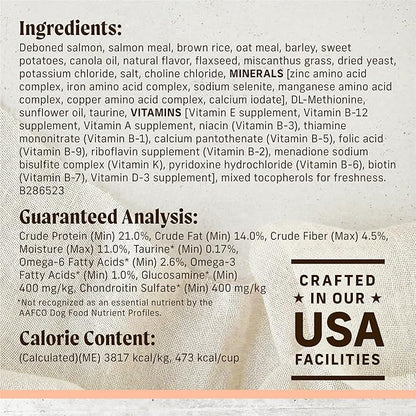 Merrick Limited Ingredient Diet Premium And Natural Kibble With Healthy Grains, Salmon And Brown Rice Dog Food - 22.0 lb. Bag