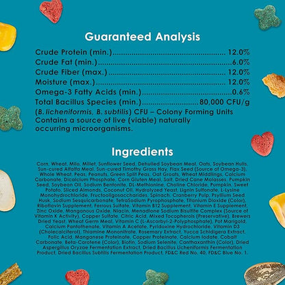 Kaytee Forti-Diet Pro Health Nourish+Protect Hamster and Gerbil Food, Comprehensive Nutrition Backed by Science, Digestive Health, Immune Support, 3 Pounds