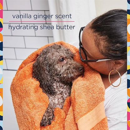 Pet Life Unlimited Dog Shampoo and Conditioner 2-in-1 Spray, 16 oz, Plant-Based, Vanilla Ginger Scent, Gentle Foaming Spray for Hydrating, Cleansing & Deodorizing, Made in USA (Pack of 2)