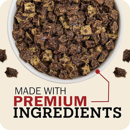Redbarn Powerfood Air Dried Dog Food - 96% Chicken & Chicken Organs - High Protein Grain-Free Non-GMO Premium Dry Full Feed or Topper Made in USA with Omega 3 Salmon Oil Flaxseed - 5lb