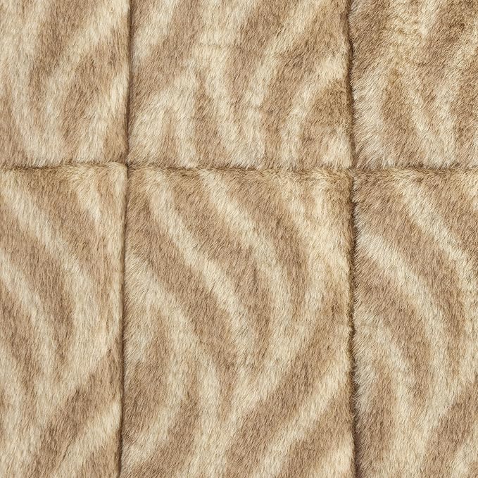 MidWest Homes for Pets QuiteTime Deluxe Wave Bolster Bed for Extra Large Dogs; Easily Machine Wash and Dry; Tan; 48"; 40248-WVTN
