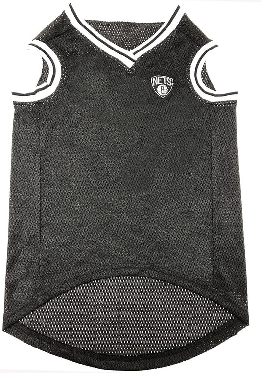 NBA PET Jersey Brooklyn NETS Basketball Dog Jersey, X-Large. Best Licensed Basketball Jersey for The Real Four-Legged Fan!