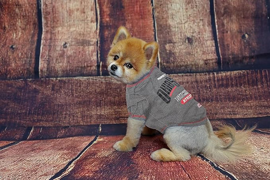 Pets First Collegiate OHIO STATE BUCKEYES Dog T-Shirt, X-Small. - Licensed Shirt for Pets Team Colored with Team Logos.- Premium Stretchable Materials for the Comfrot of your Dog & Cat.