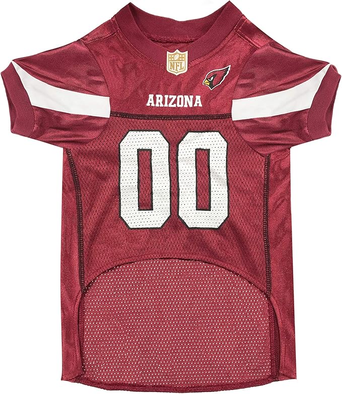NFL Arizona Cardinals Dog Jersey - X-Small, Football Jersey Costume for Dogs & Cats