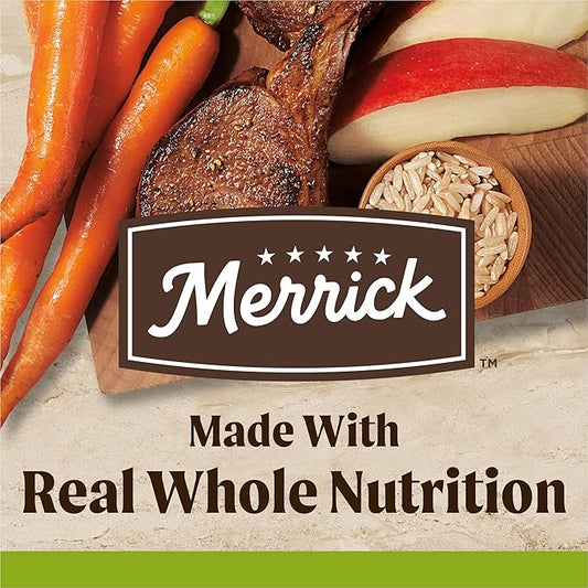 Merrick Healthy Grains Premium Adult Dry Dog Food, Wholesome And Natural Kibble With Lamb And Brown Rice - 25.0 lb. Bag