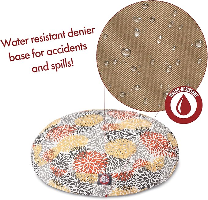 Majestic Pet Citrus Blooms Large Round Pet Bed