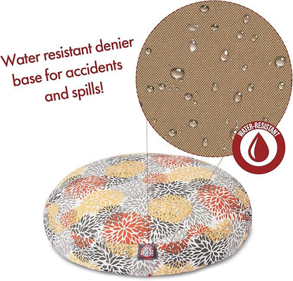 Majestic Pet Citrus Blooms Large Round Pet Bed