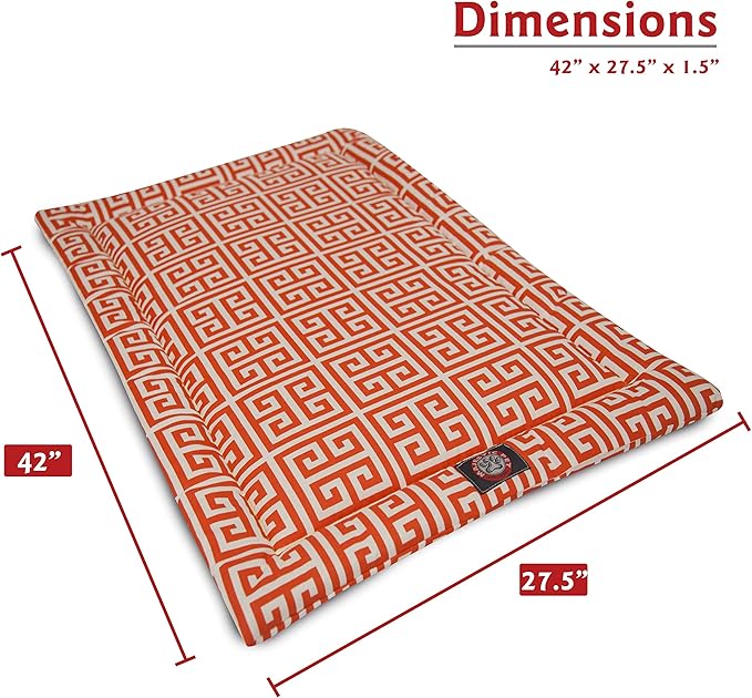 42" Towers Orange Crate Dog Bed Mat By Majestic Pet Products