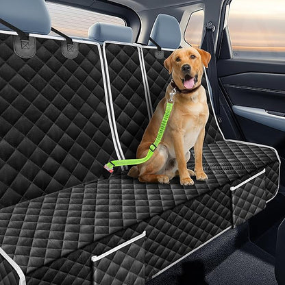 Dog Car Seat Cover Compatible with Tesla Model 3 Model Y 2017-2026 Back Seat Accessories Highlander Juniper, Waterproof Pet Bench Backseat Covers with Non-Slip Backing 5/7 Seater