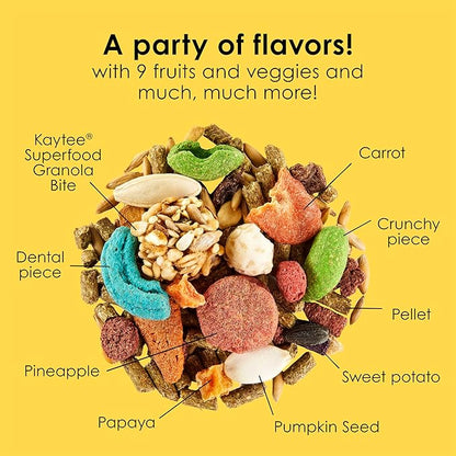 Kaytee Fiesta Rabbit Food, Nutritious and Fun Blend, Supports Dental Health and Digestion, 6.5 pounds
