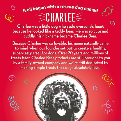 Charlee Bear Original Dog Treats, Cheese and Egg, 16 oz (Pack of 2)