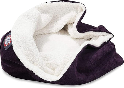 Majestic Pet 17 inch Villa Navy Burrow Cat Bed