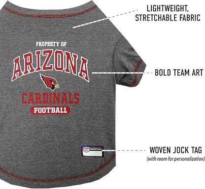 NFL ARIZONA CARDINALS Dog T-Shirt, Medium