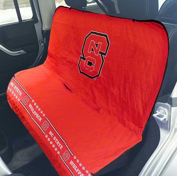 Pets First Collegiate North Carolina State Wolfpack Pet Car Seat Cover