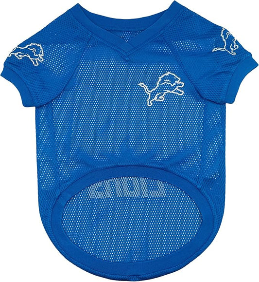 Pets First NFL Detroit Lions Raglan Jersey One Pride - Size Large. Cutest Football Jersey for Dogs & Cats