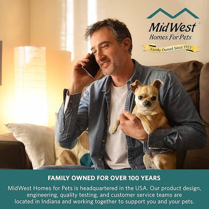 MidWest Homes for Pets Reversible Pet Bed; Machine Washable; Great for Medium Dog Breeds; Spotted Gray; 30"; 40230-FVGYS