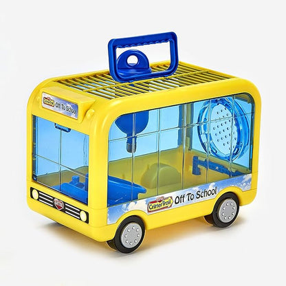 Kaytee CritterTrail Off To School Travel Carrier for Pet Hamsters, Gerbils, or Mice