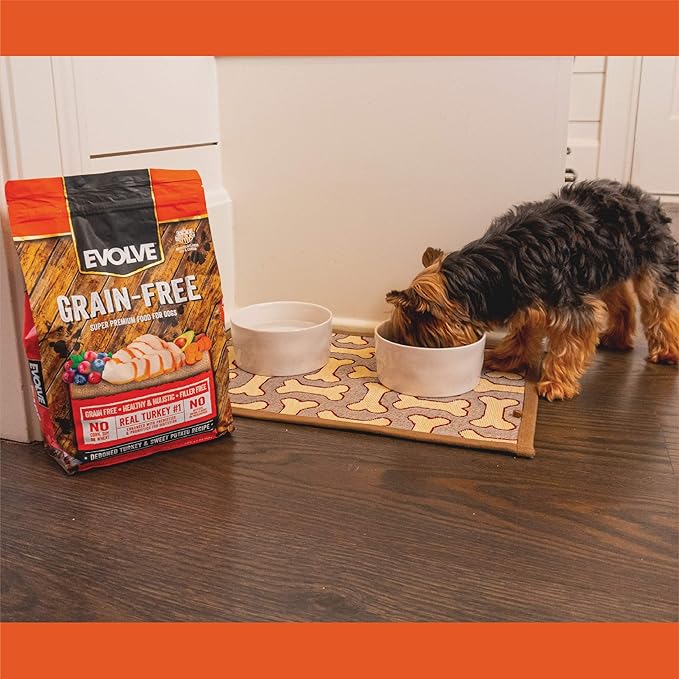 Evolve Grain Free Deboned Turkey & Sweet Potato Recipe Dog Food, 13 lb.