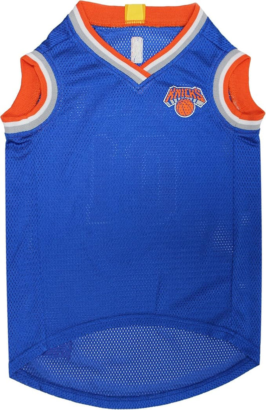 Pets First NBA NEW YORK KNICKS DOG Jersey, X-Large - Tank Top Basketball Pet Jersey