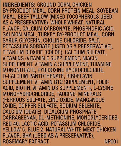 Meow Mix Tender Centers Dry Cat Food, Salmon & Turkey, 3 Pounds (Pack of 4), with Vitality Bursts
