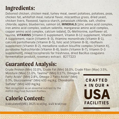 Merrick Lil’ Plates Grain Free Dry Dog Food For Small Dogs, Chicken And Sweet Potato Kibble With Raw Bites - 10.0 lb. Bag