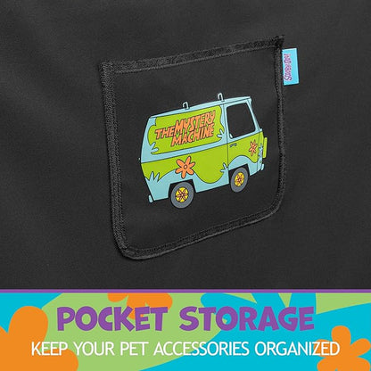 BDK Scooby Doo Dog Car Seat Cover for Back Seat – Hammock Dog Seat Protector with Storage Pocket, Heavy Duty Rear Bench with Non-Slip Stitching, Interior Covers for Auto Truck Van SUV