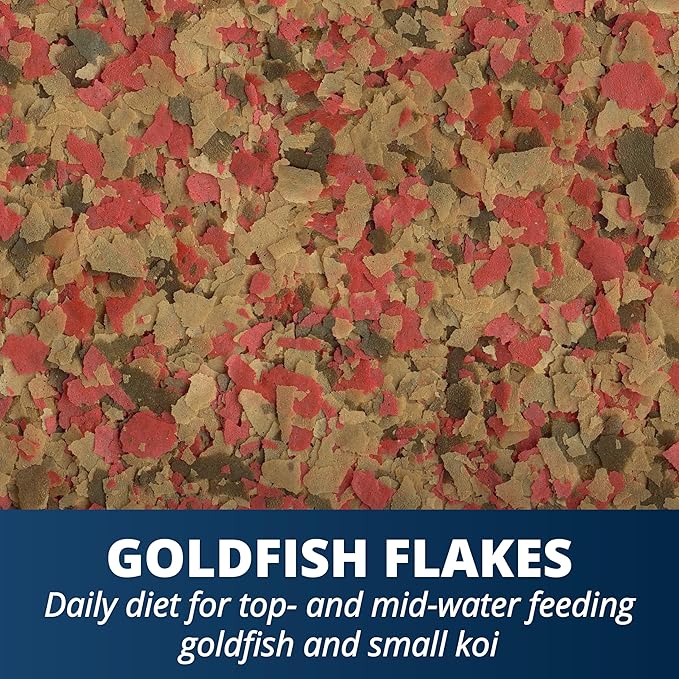Tetra Goldfish Flakes, Nutritionally Balanced Diet For Aquarium Fish, Vitamin C Enriched Flakes, 0.42 oz