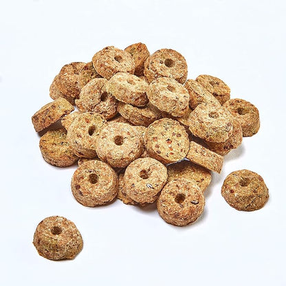 Kaytee Timothy Biscuits Baked Treat for Pet Guinea Pigs, Rabbits & Other Small Animals, Carrot, 4 oz (Pack of 2)