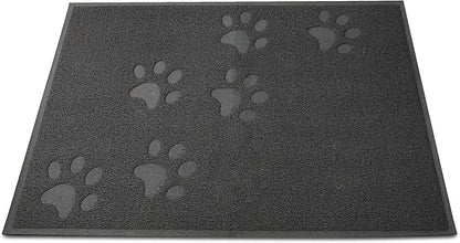 Andalus Medium Cat Litter Mat, Pack of 1 - Waterproof, Non-Slip & Easy to Clean Cat Litter Box Mat for Extra Efficient Pet Litter-Trapping, Grey (23.5” X 15.75”)