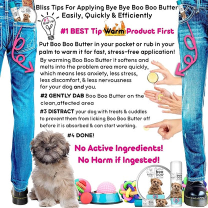 The Blissful Dog Lhasa Apso Boo Boo Butter, 8-Ounce