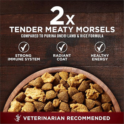 Purina ONE True Instinct With Real Salmon and Tuna Natural With Added Vitamins, Minerals and Nutrients High Protein Dog Food Dry Formula - 15 lb. Bag