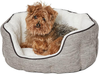 MidWest Homes for Pets Extra-Small QuietTime Deluxe Pet Bed- Taupe/Fur