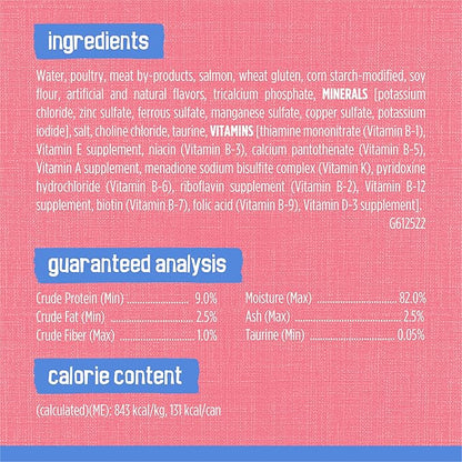 Purina Friskies Shreds With Salmon in Sauce Wet Cat Food - (Pack of 24) 5.5 oz. Cans
