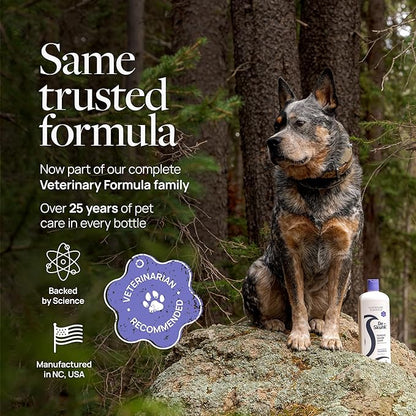 De-Skunk Odor Destroying Shampoo for Dogs, 32 oz. – Formulated with Powerful De-Greasers, Skunk Odor Remover for Pets, Carpet, Furniture and More – Removes Skunk Smell Fast
