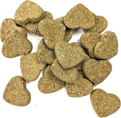 Oxbow Organic Rewards Barley and Hay Biscuit Treats for Rabbits, Guinea Pigs, Chinchillas, and Small Pets Green 2.64 Ounce (Pack of 2)