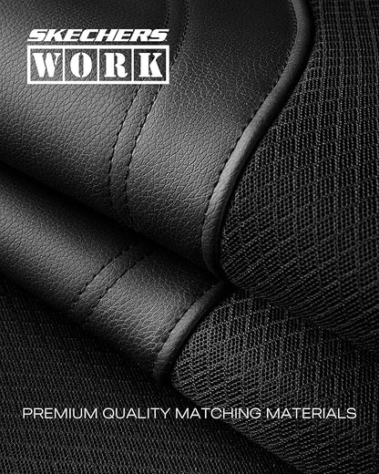 Skechers Car Seat Covers, Work Leather Seat Covers 5-Times Stronger Built-in Webbing, Oxford Fabric Front Seat Cover, Airbag Compatible, Automotive Comfort for Cars, Trucks, SUVs,Beige