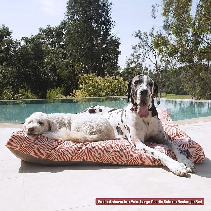 Majestic Pet Charlie Beige Metallic Small Rectangle Pet Bed