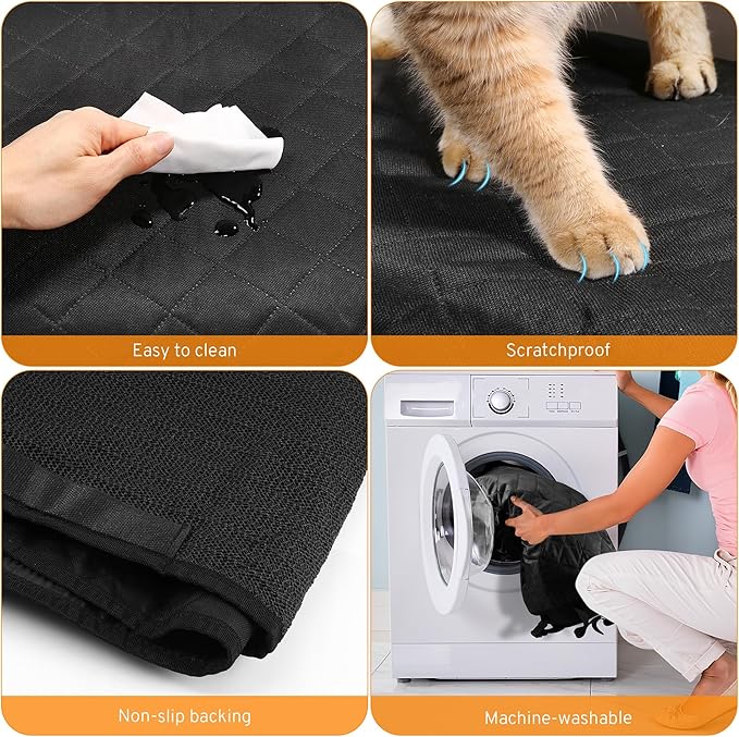 Dog Car Seat Cover for Back Seat Compatible with Honda CRV CR-V HRV HR-V Accessories, Waterproof Non-Slip Pet Bench Backseat Covers 2000-2025 2026 New