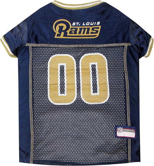 NFL Los Angeles Rams Dog Jersey - X-Large, Football Jersey Costume for Dogs & Cats